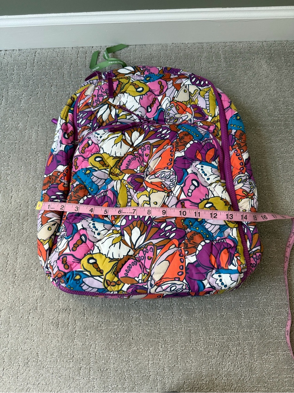Vera Bradley set - Westover Hybrid Backpack & Portnoy Belt Bag - Flutter print - Picture 15 of 16